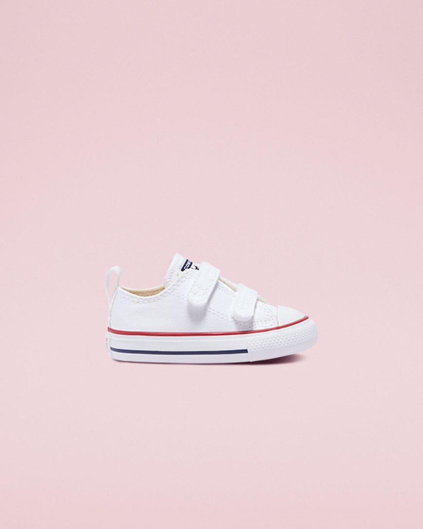 Tenis Converse Chuck Taylor All Star Easy-On Cano Baixo Menina Branco Vermelhas Escuro Azul Marinho | PT H040935